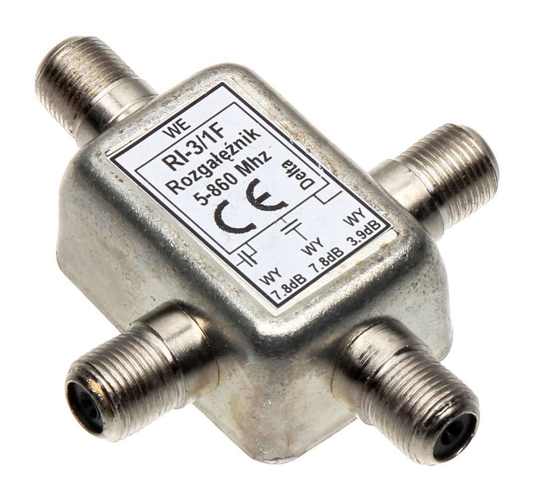 

Rozgałęźnik indukcyjny RI-3/1 F przepuszcza 5V/12V