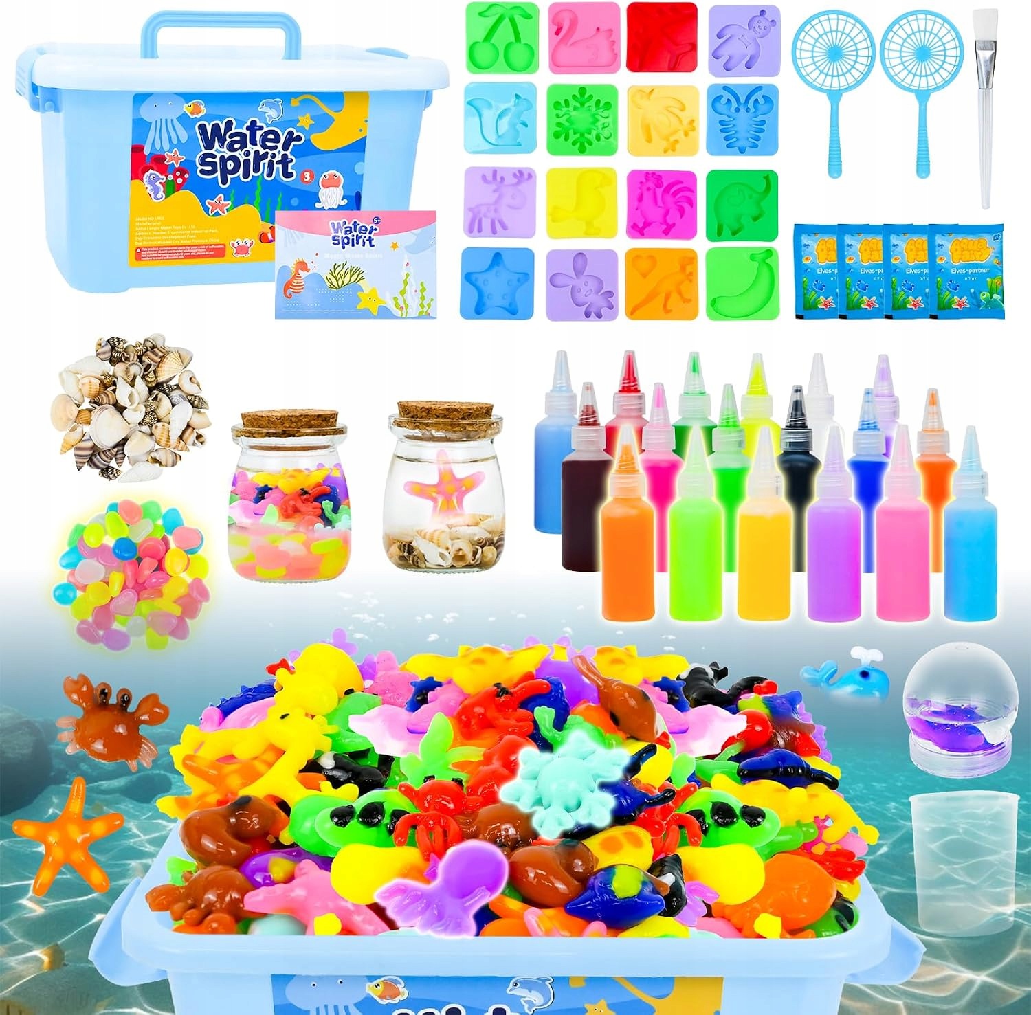 Magiczny wodny elf zestaw kreatywny Aqua Gelz, 56 szt., Fantasy