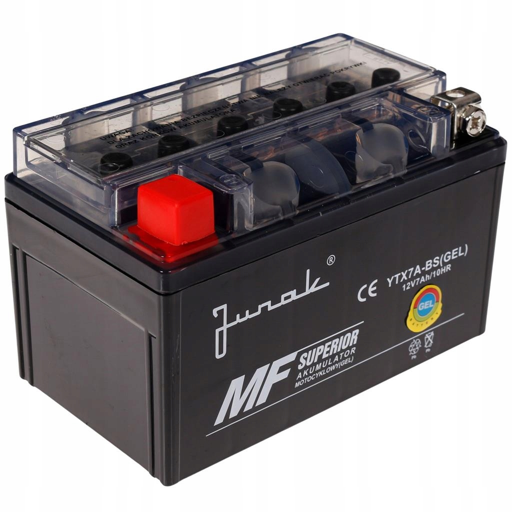 Akumulator Junak YTX7A-BS (gel) 150*87*94 MTX7A Skuter Barton Romet Zipp