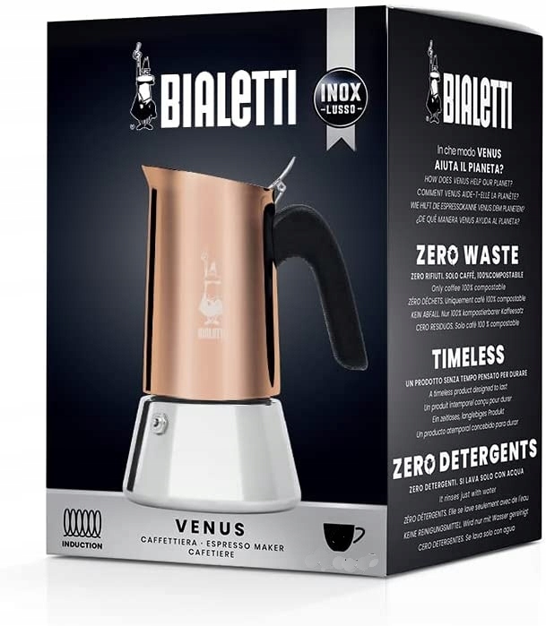 BIALETTI NEW VENUS KAWIARKA STALOWA INDUKCJA MIEDZIANA 6tz EAN (GTIN) 8006363033022