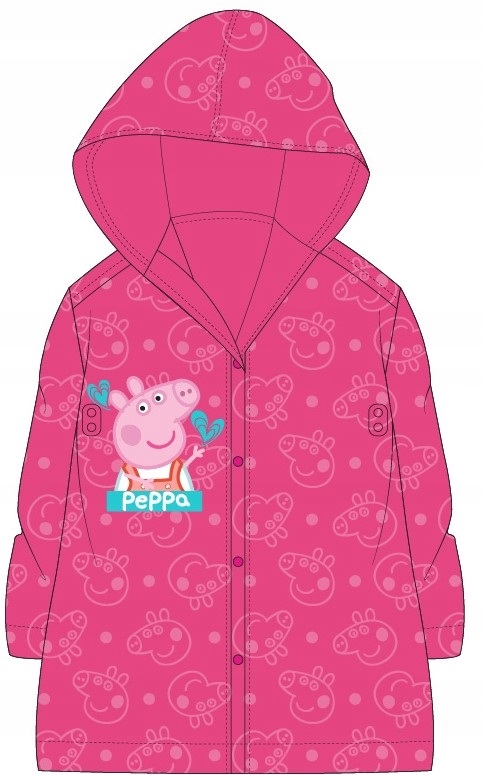 

Płaszcz Przeciwdeszczowy Świnka Peppa 116/122