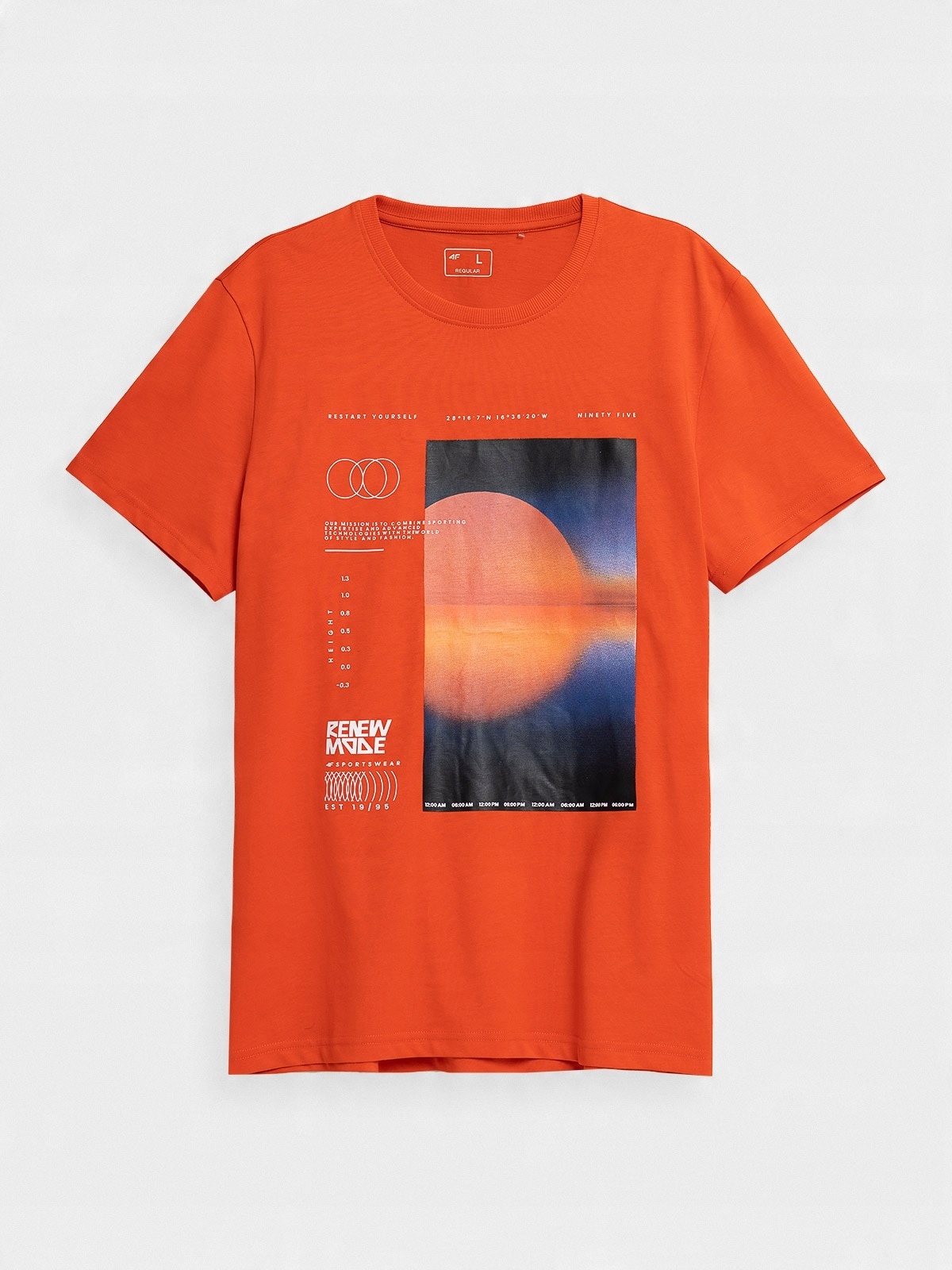 

Koszulka T- shirt 4F 4FSS22TTSHM241-70S-L