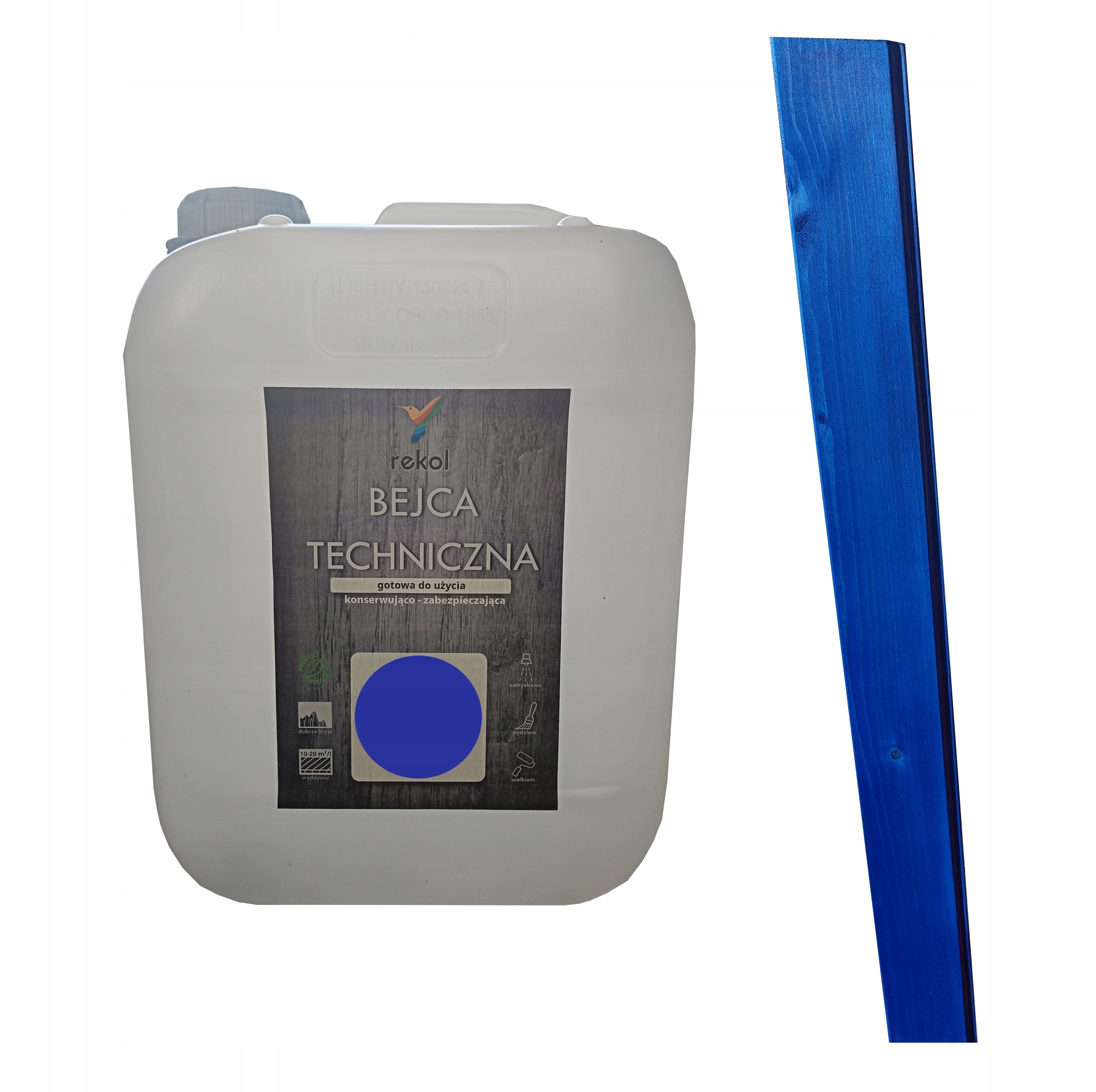 Rekol Technické Mořidlo Modré 10 L Pro Stavební Bednění Pro Průmysl