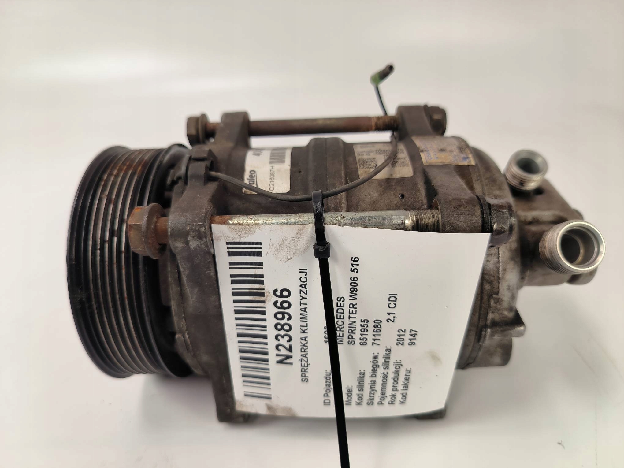 Klimakompressor klimaanlage 40430026 MERCEDES SPRINTER W906 516