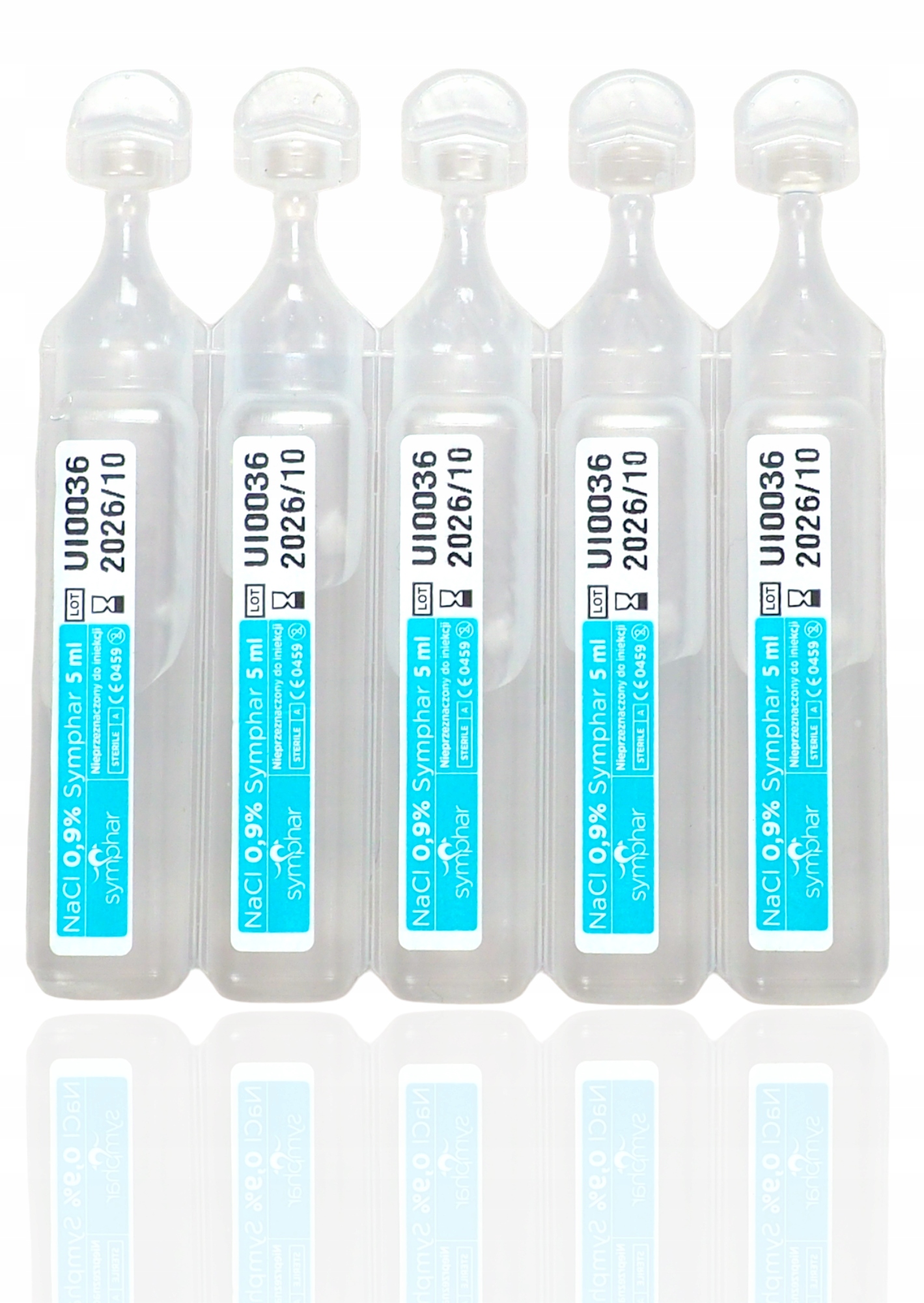 SYMPHAR BABY SÓL FIZJOLOGICZNA NaCl 0,9% 5 x 5 ml