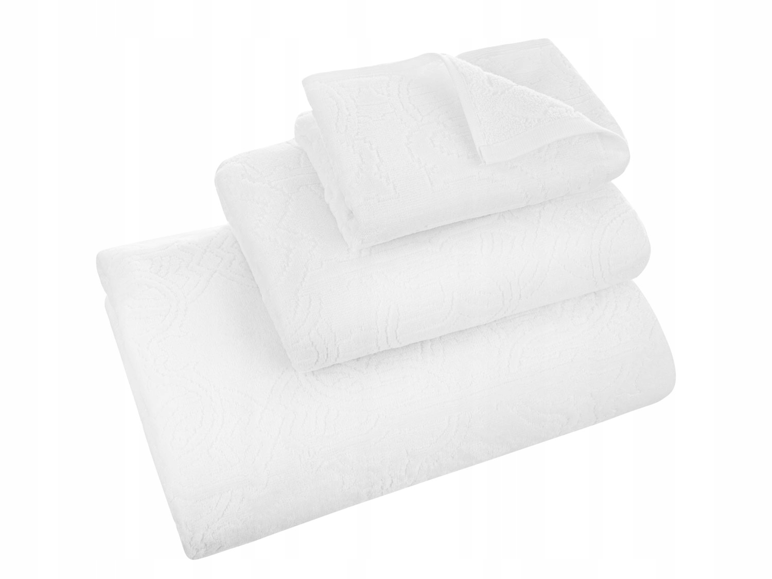 Roberto Cavalli ręcznik Araldico 012 white 95x150