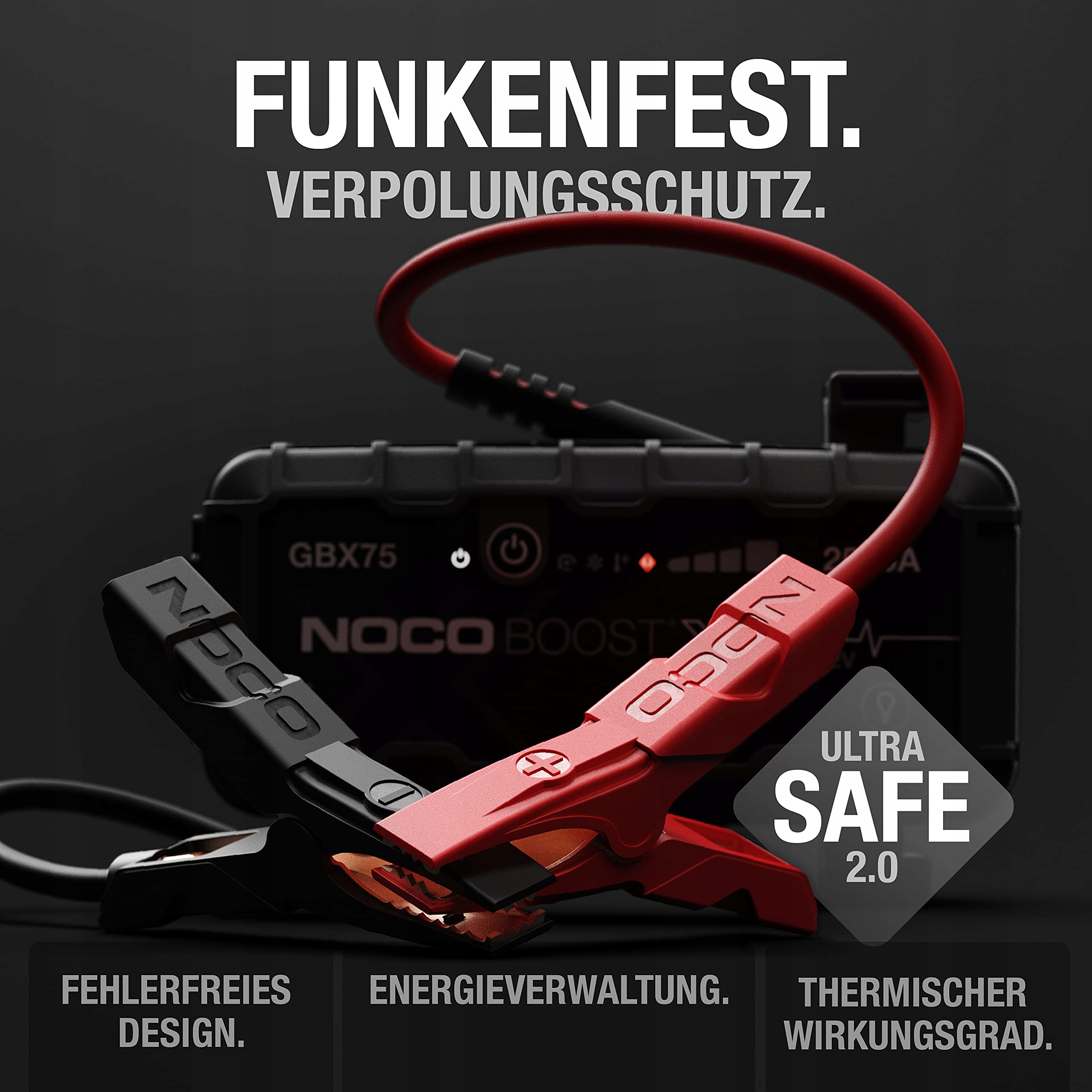 NOCO Boost X GBX75 2500A 12V Powerbank Do Akumulatorów Samochodowych — miniatura 5