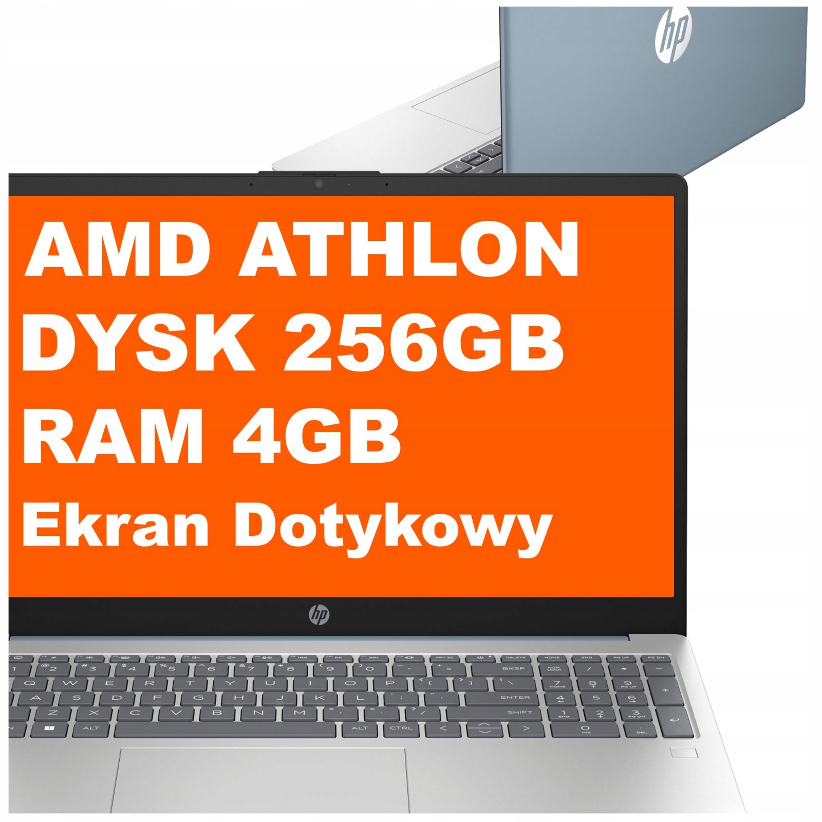 Notebook Hp 15 Amd 7120U Ssd 256GB Dotyk Podsvícená klávesnice