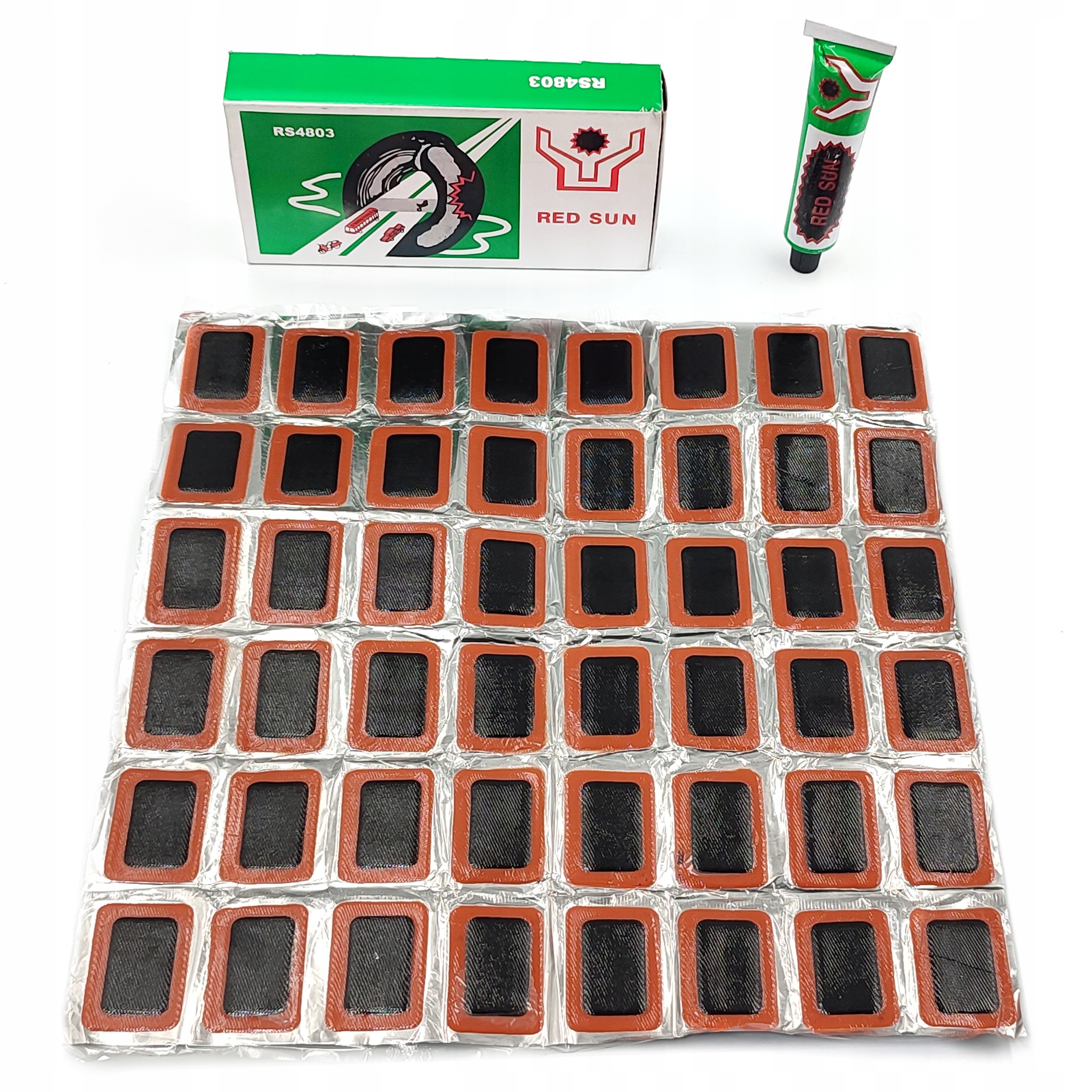 48X ВЕЛОСИПЕДНЫЕ ПАТЧИ РЕМОНТНЫЙ КОМПЛЕКТ ДЛЯ ВЕЛОСИПЕДНЫХ КОЛЕСНЫХ ТРУБОК КЛЕЙ