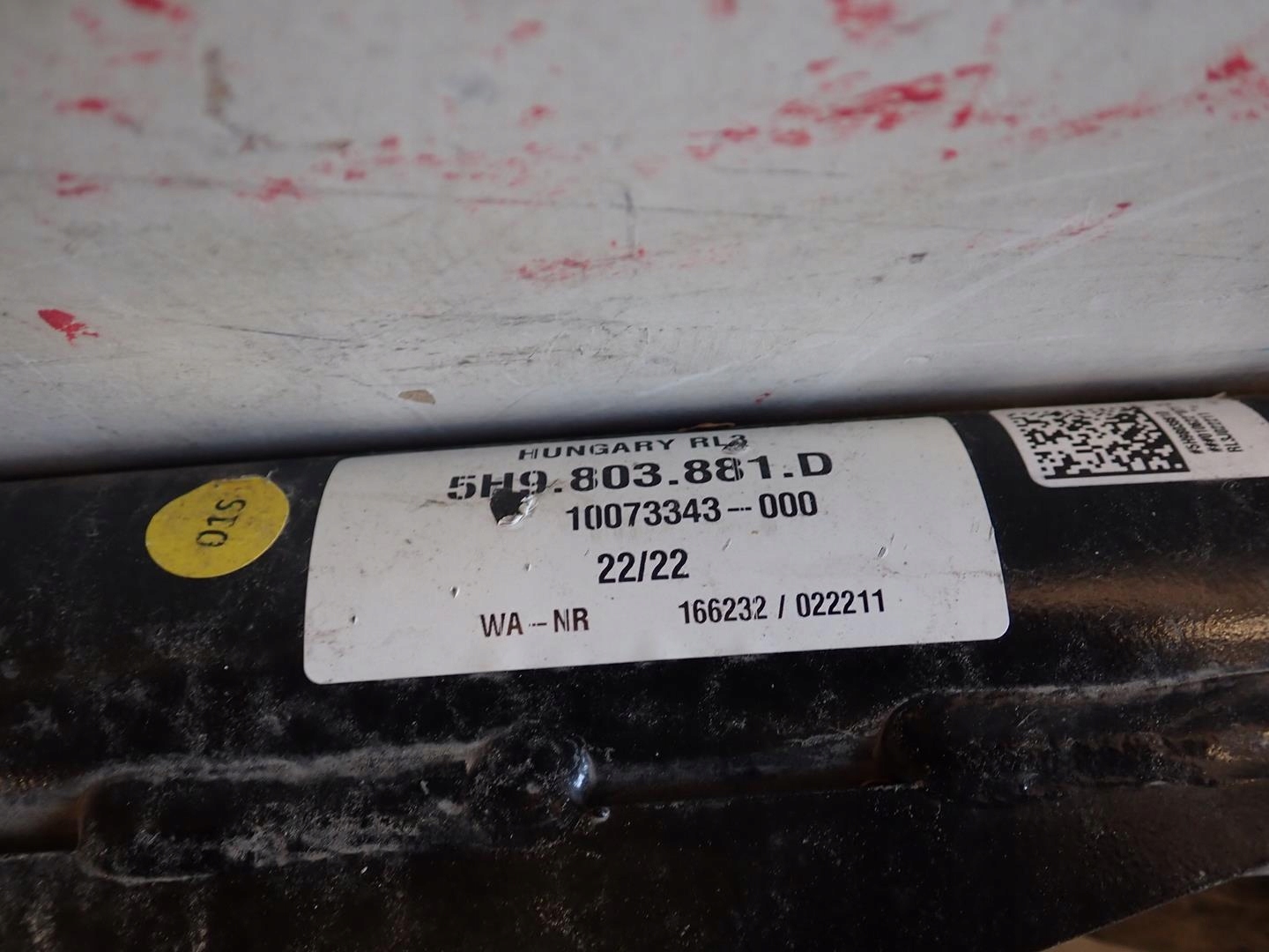 towing VW GOLF VIII 2020- KOMBI 5H9803881D