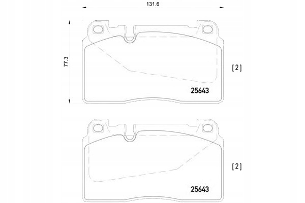 Brzdové Destičky Brembo 8R0698151H 8R0698151C