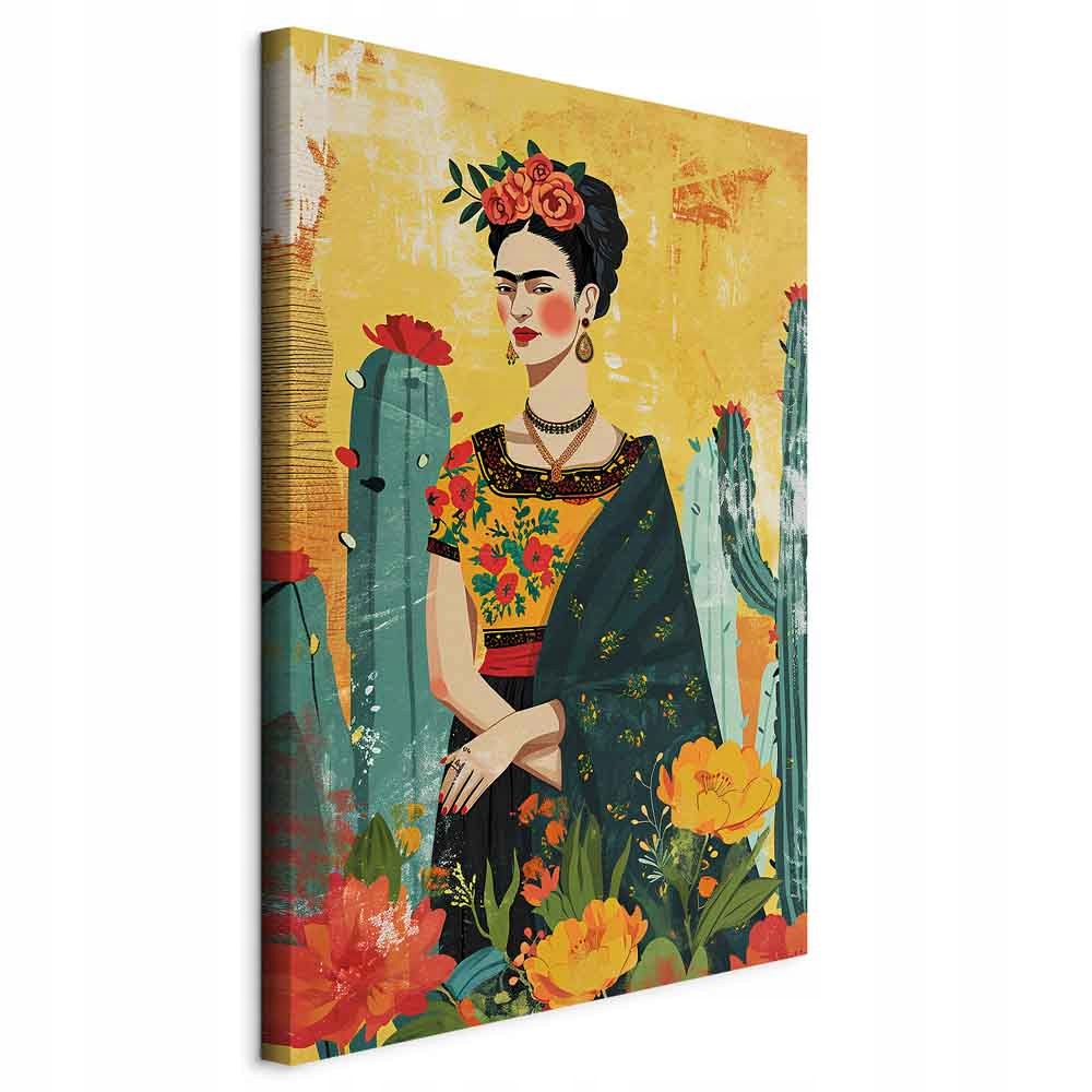 Frida Kahlo Žena Portrét Obraz Na Plátně Abstrakce Kancelář Obývací Pokoj 60x90