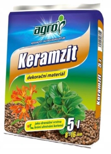 

Agro Cs Keramzyt Ogrodniczy 5l frakcja 8-16