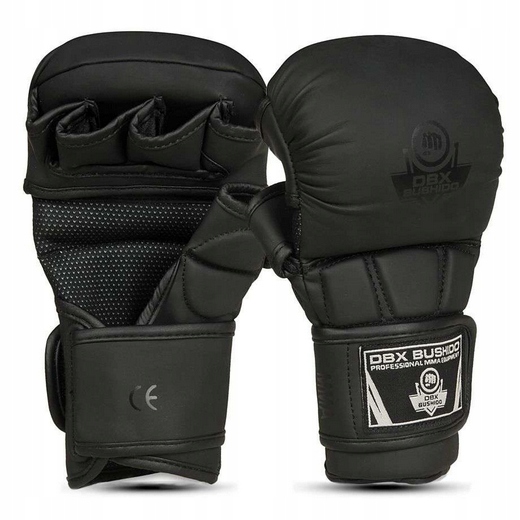 Rękawice treningowe Mma sparringowe Krav Maga Bushido Black Master L