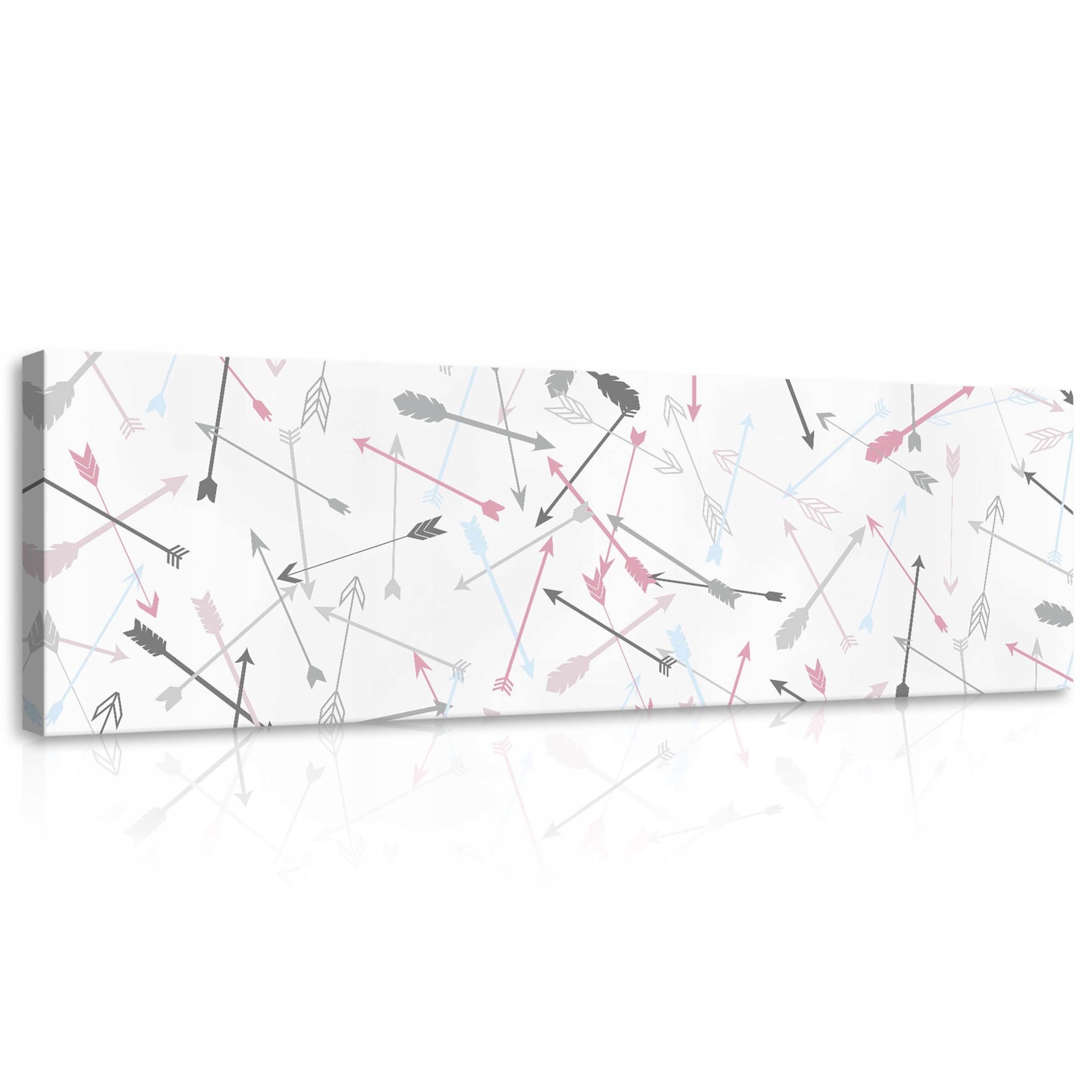 Obraz 145x45 Šípy vzor rozptýlené moderní minimalismus pastely dynamika