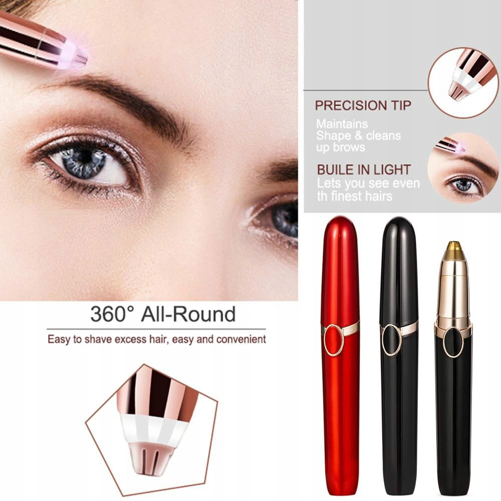 1pc Electric Eyebrow Trimmer Makeup Painless Eye