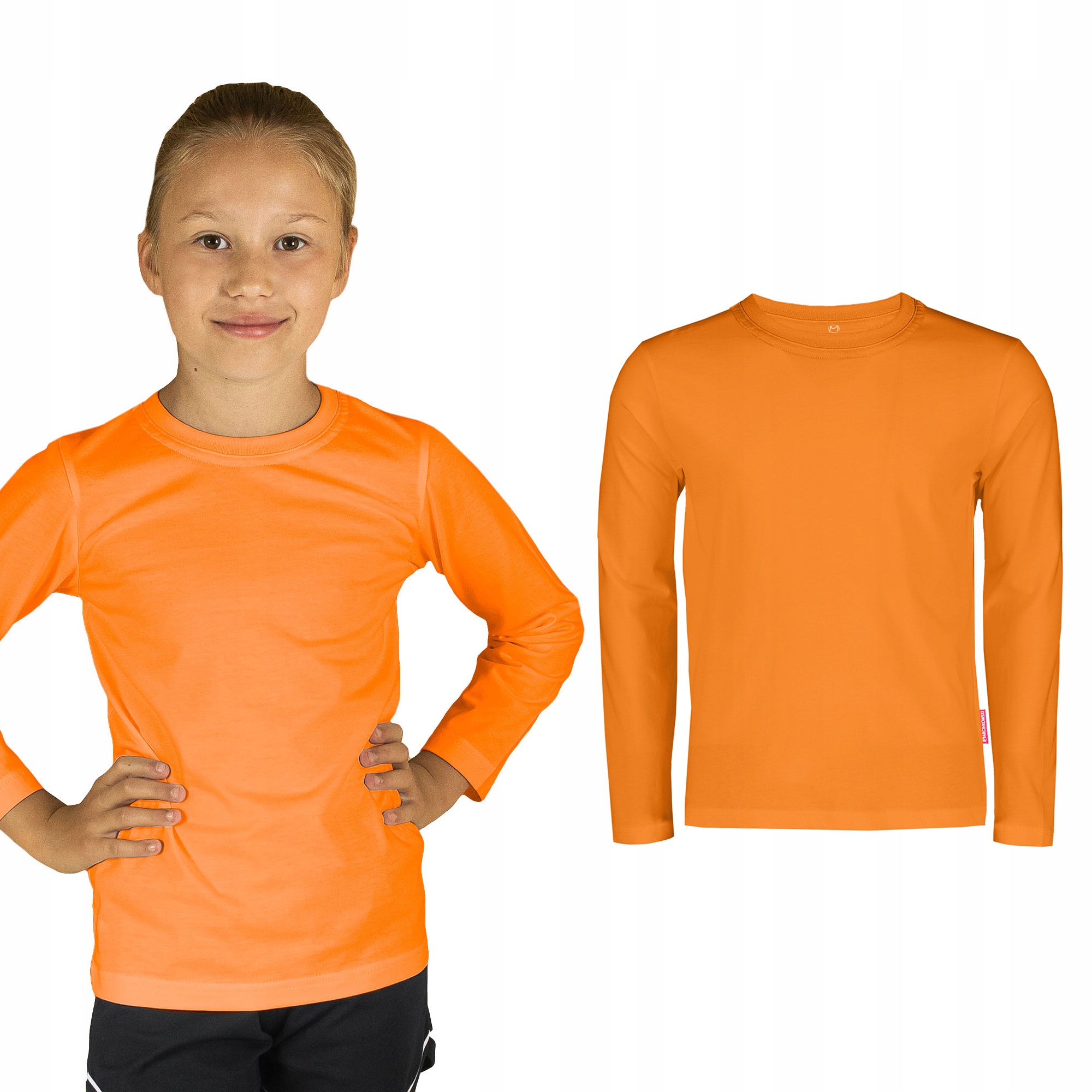 

Bluzka Przedszkolaka Luźna Gładka 100% Bawełna 122