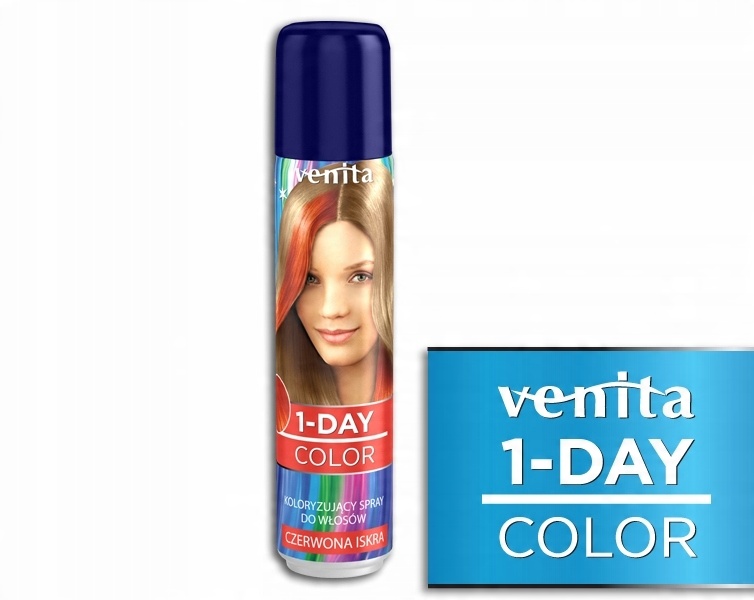 

Venita Spray 1-DAY Color czerwona iskra