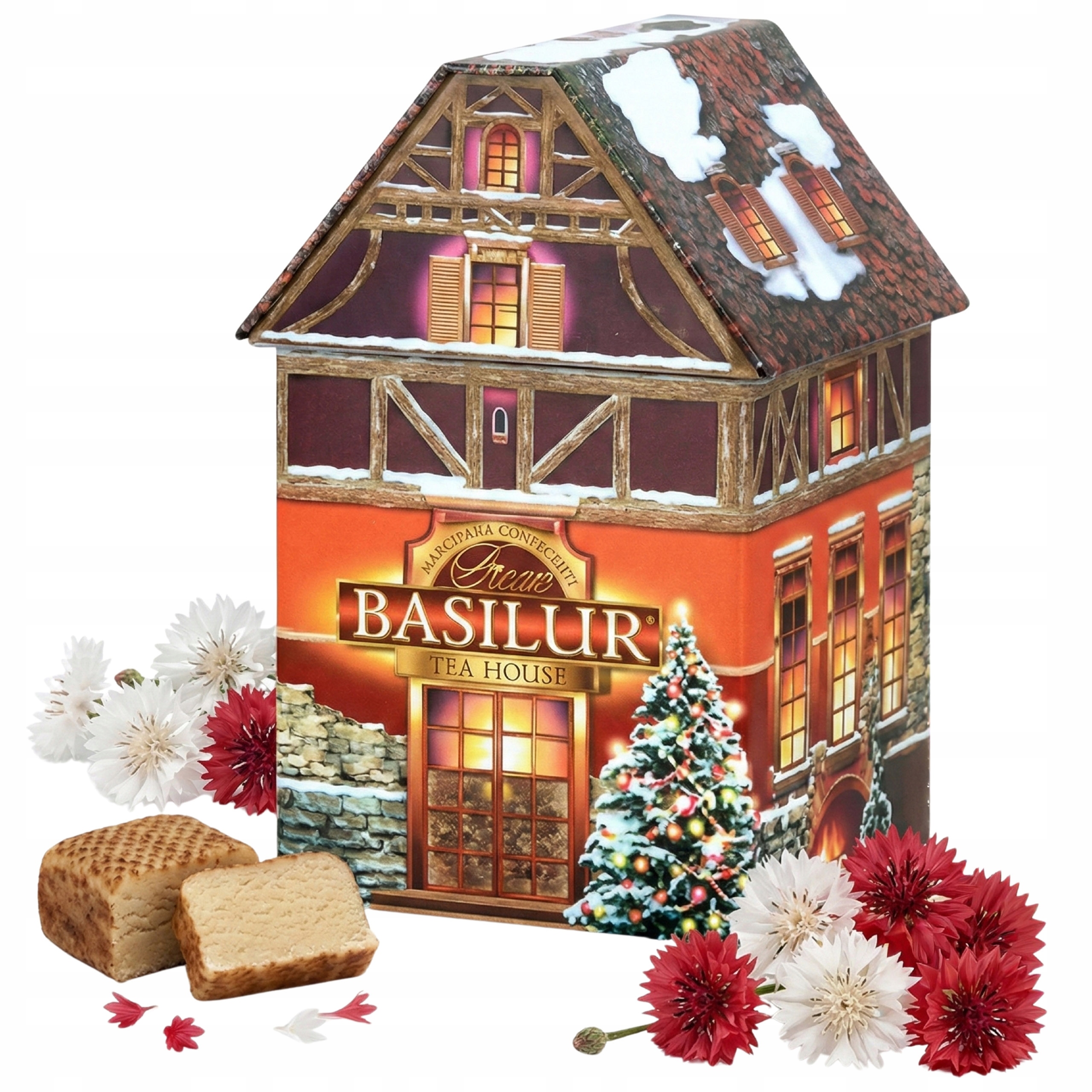 Levně Basilur Vánoční Černý čaj Sypaný v Kovové dóze Jako Dárek