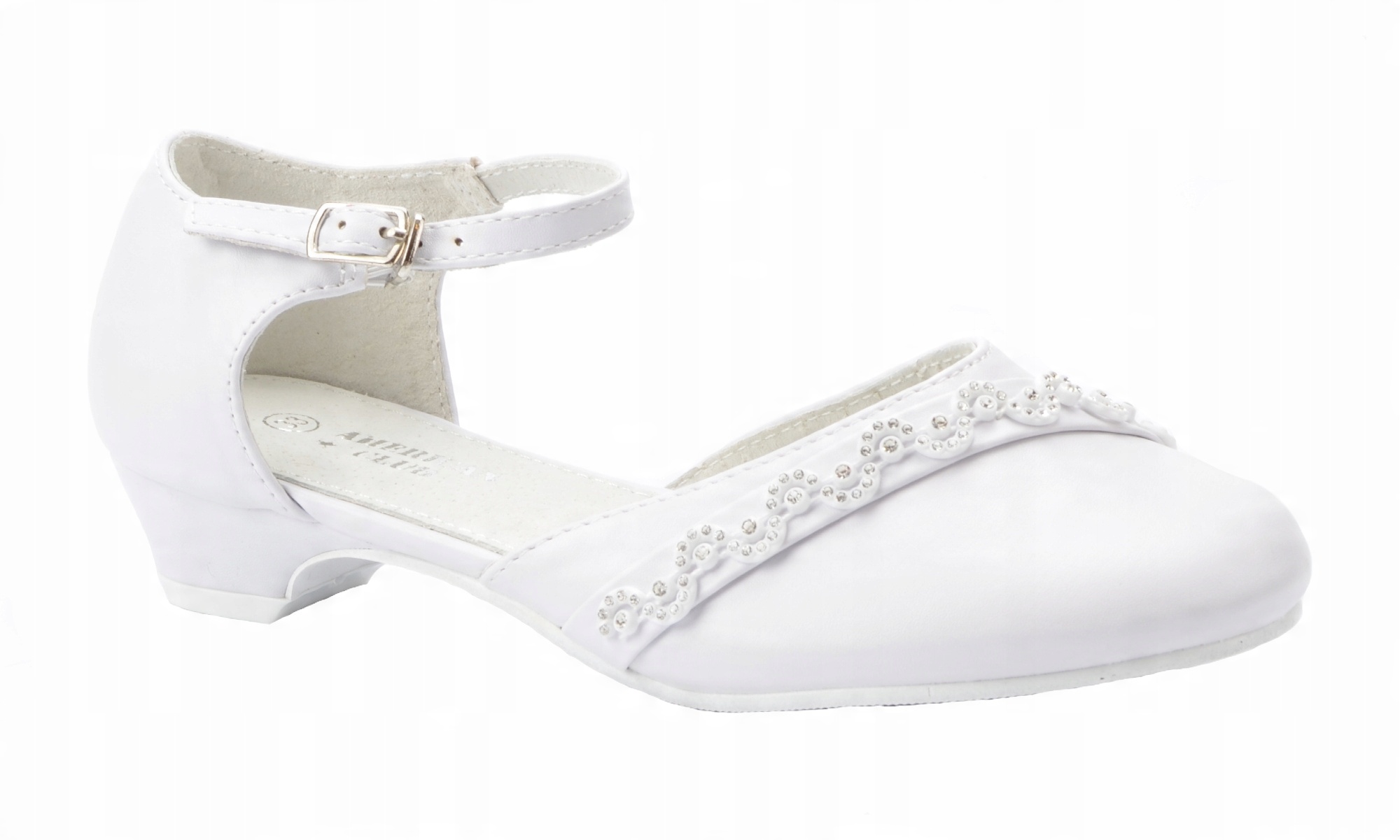 

Buty Komunijne Balerinki Dziewczęce 25 Cyrkonie 37