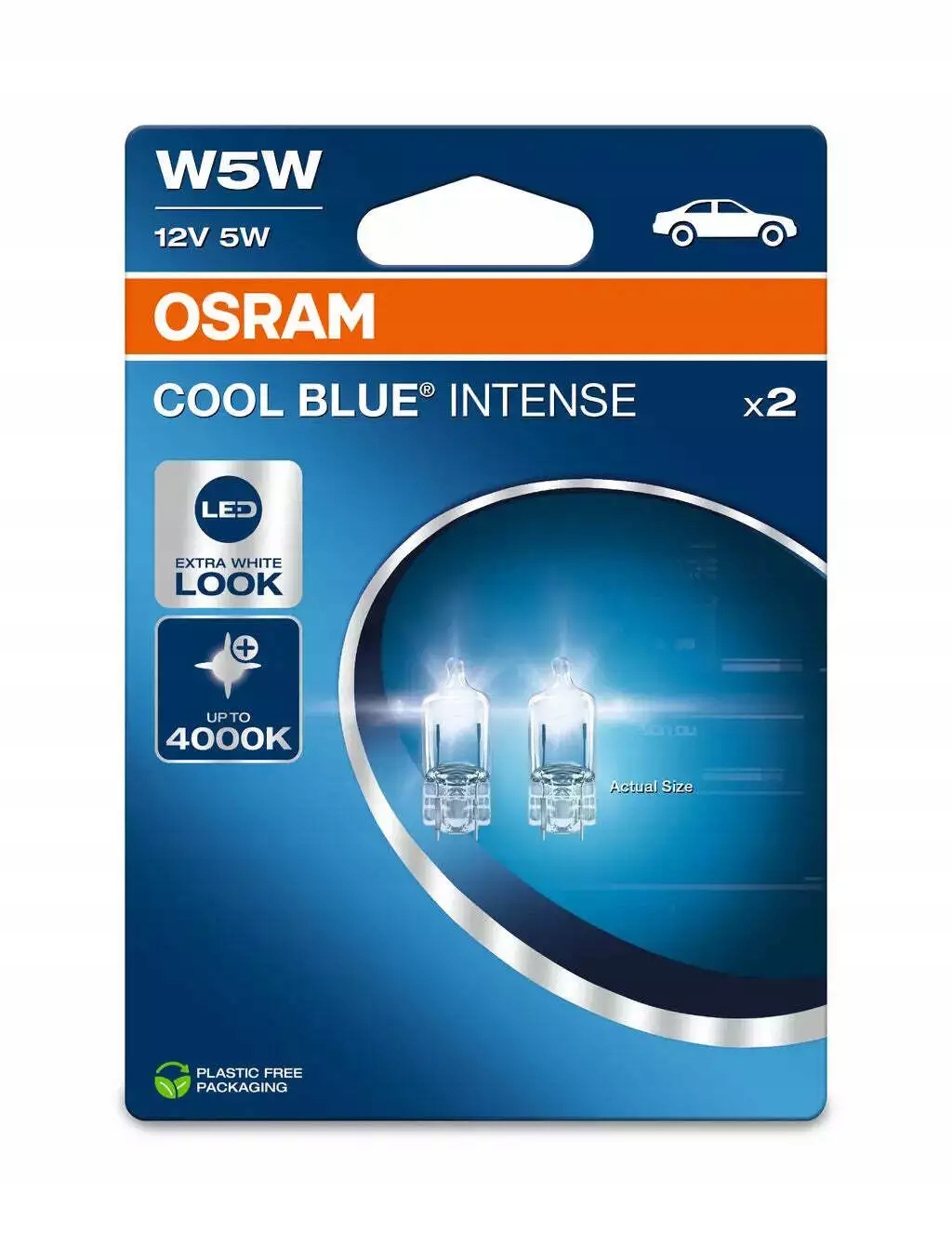 2x Żarówka Osram W5W Cool Blue Next Gen 12V 5W 4000K 2 sztuki Duopack Eco