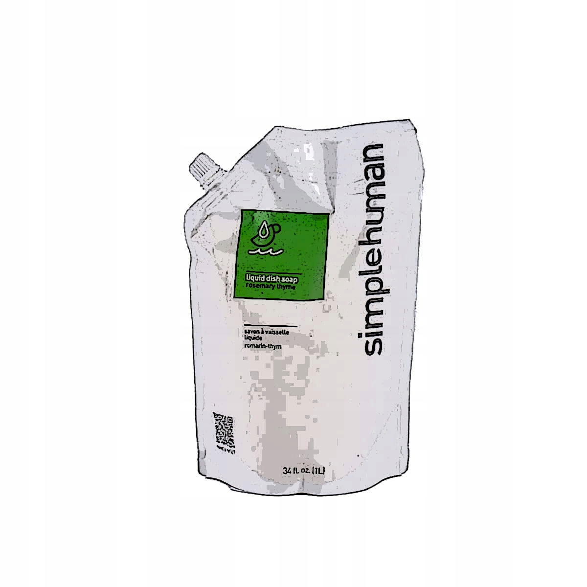 Levně Tekutý prostředek na nádobí Rosemary Thyme 1 l Simplehuman