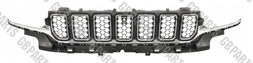 Kompletní Chromový Horní Gril Pod Kameru Jeep Grand Cherokee Wl 2021 2022-