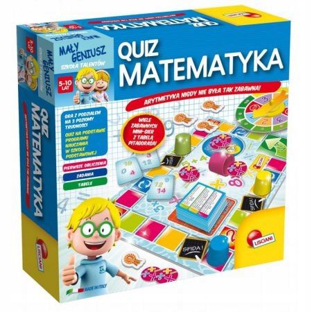 Gra Edukacyjna Quiz Matematyka I'M A Genius Nauka Liczenia Dla Dzieci Pl