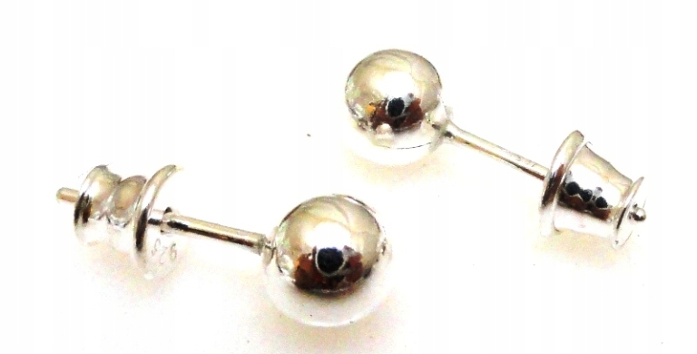 

Kolczyki srebro 925 kulka 6mm