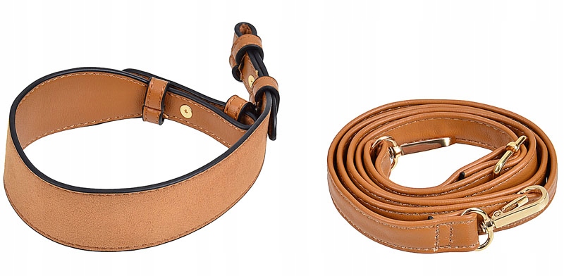 BESTINI TOREBKA damska WOREK LISTONOSZKA zamsz Długość paska 132 cm