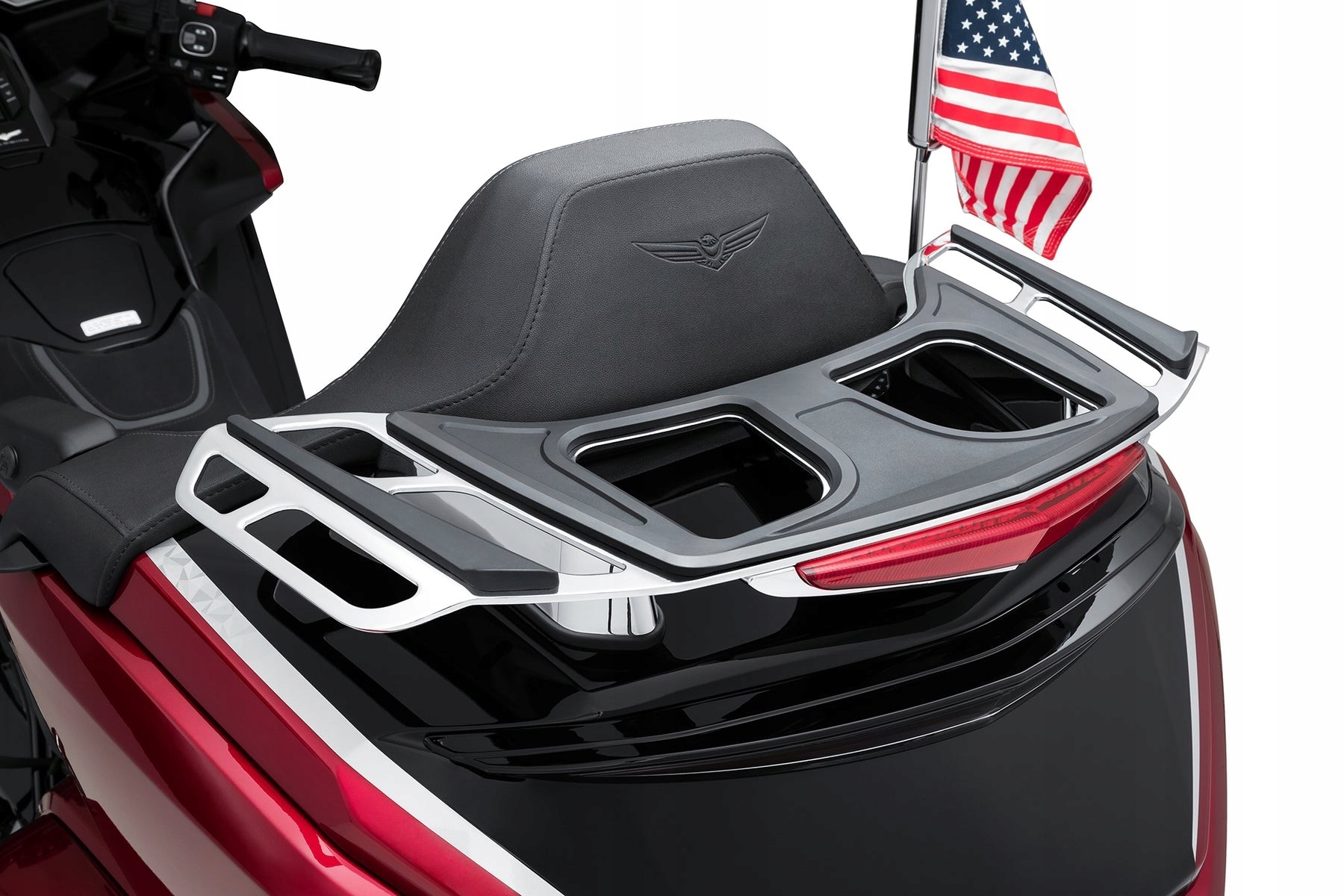 Chrómovaný kuforový kufor s Led podsvietením Honda Gold Wing Tour '21-