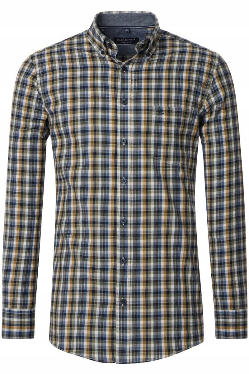 Casa Moda Velká Kostkovaná Košile Velké Velikosti 6XL