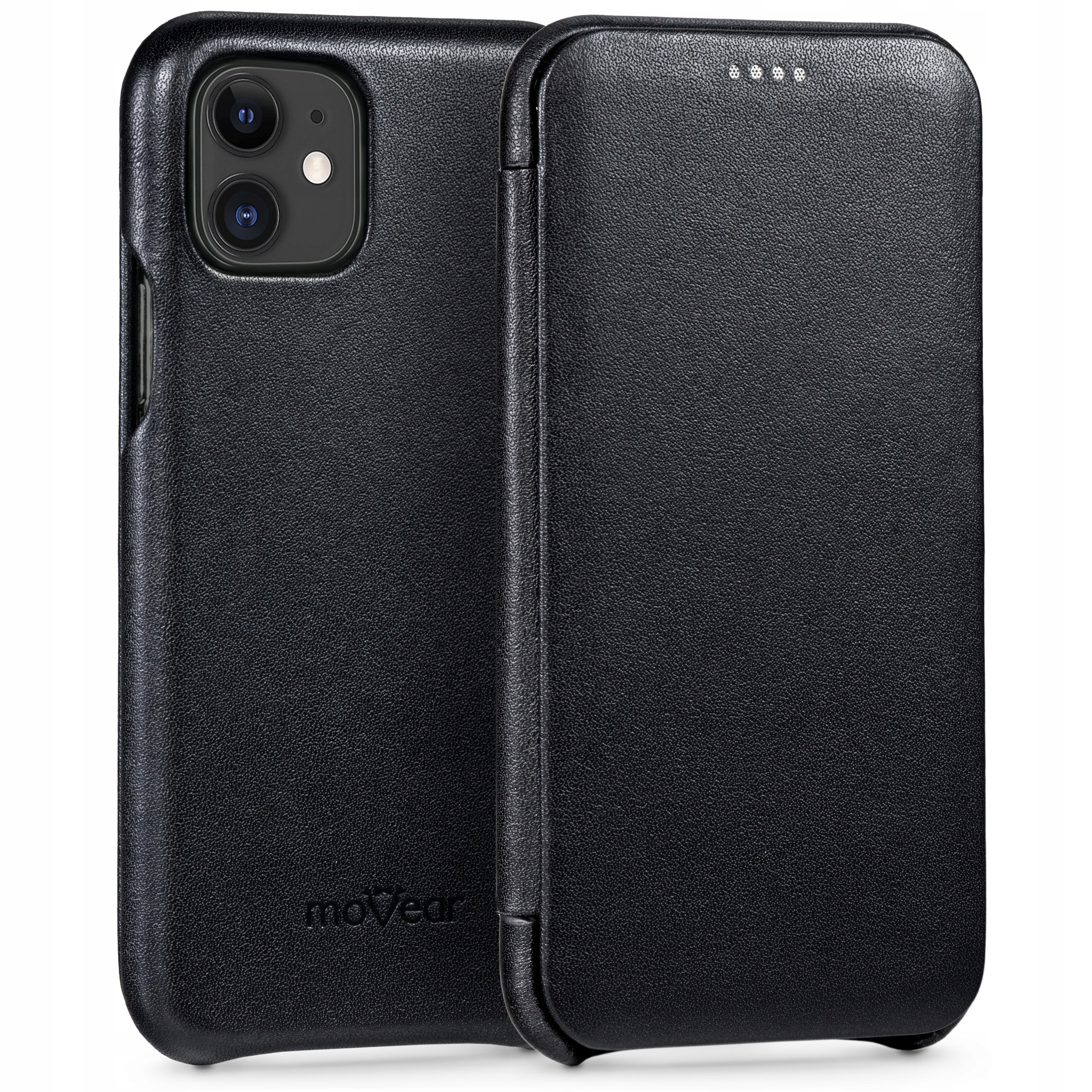 Pouzdro na iPhone 11 Obal book slim case Černé Movear