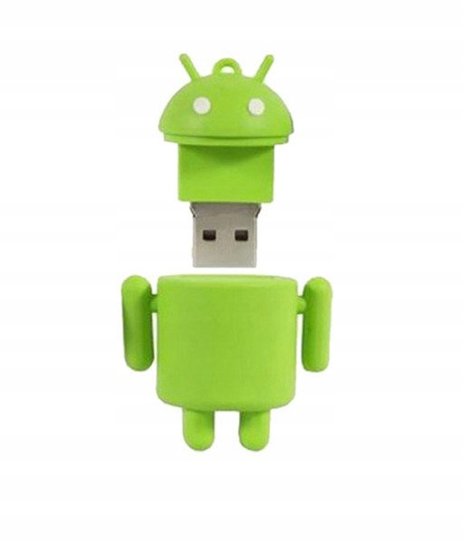 PENDRIVE USB SZYBKI FLASH DRIVE ULTRA PAMIĘĆ ZAWIESZKA PREZENT ANDROID 64GB Model ANDROID ZIELONY SYSTEM