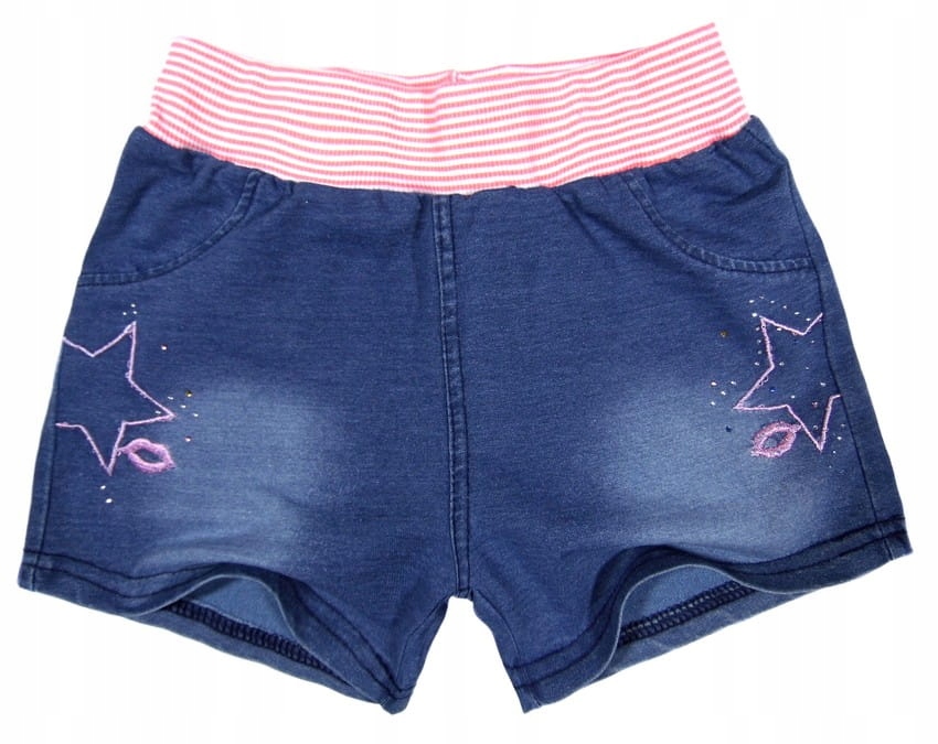 

krótkie spodenki jak jeans 232 Nicole 6Y szorty