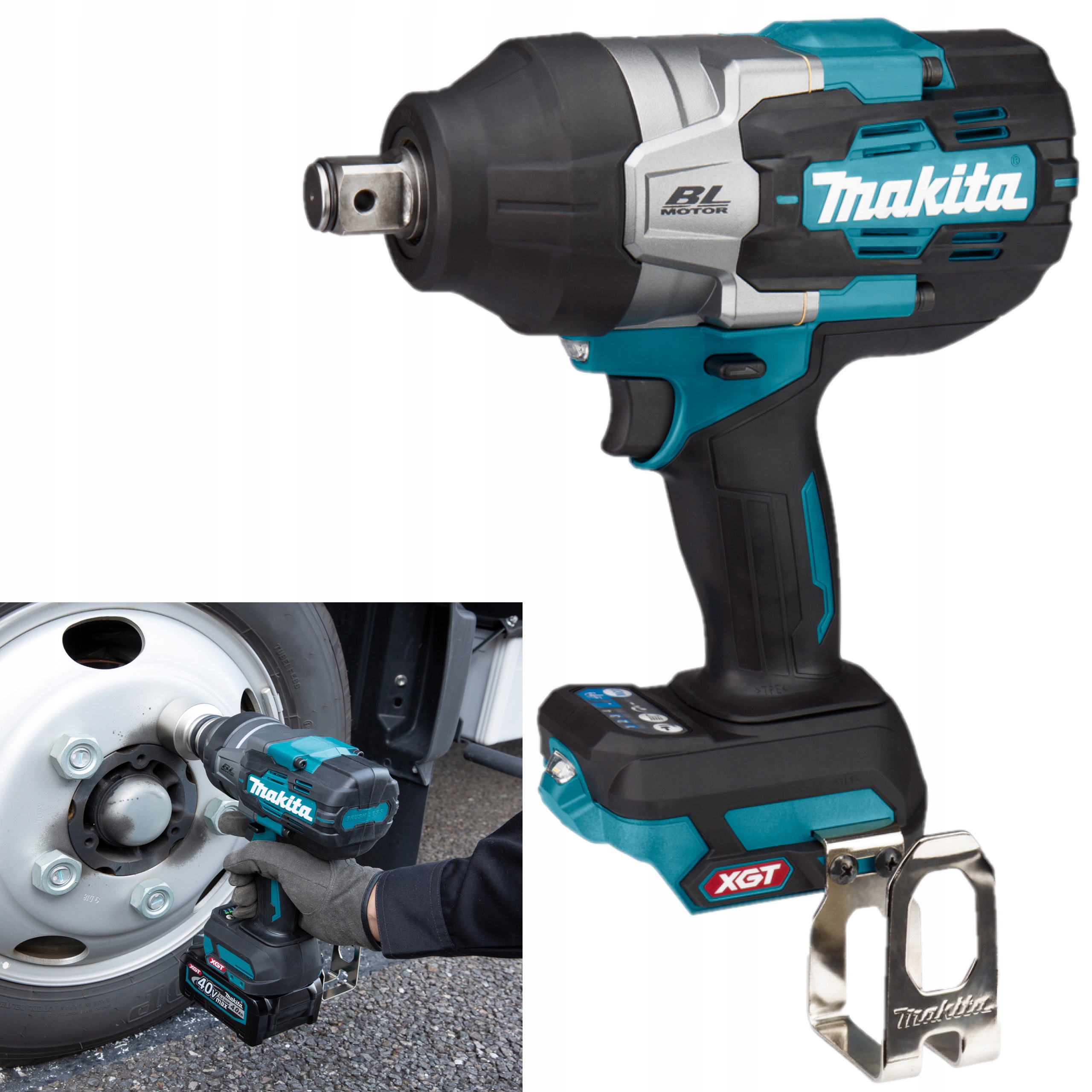 MAKITA TW001GZ AKUMULATOROWY KLUCZ UDAROWY 3/4'' 1800Nm 40V XGT BODY
