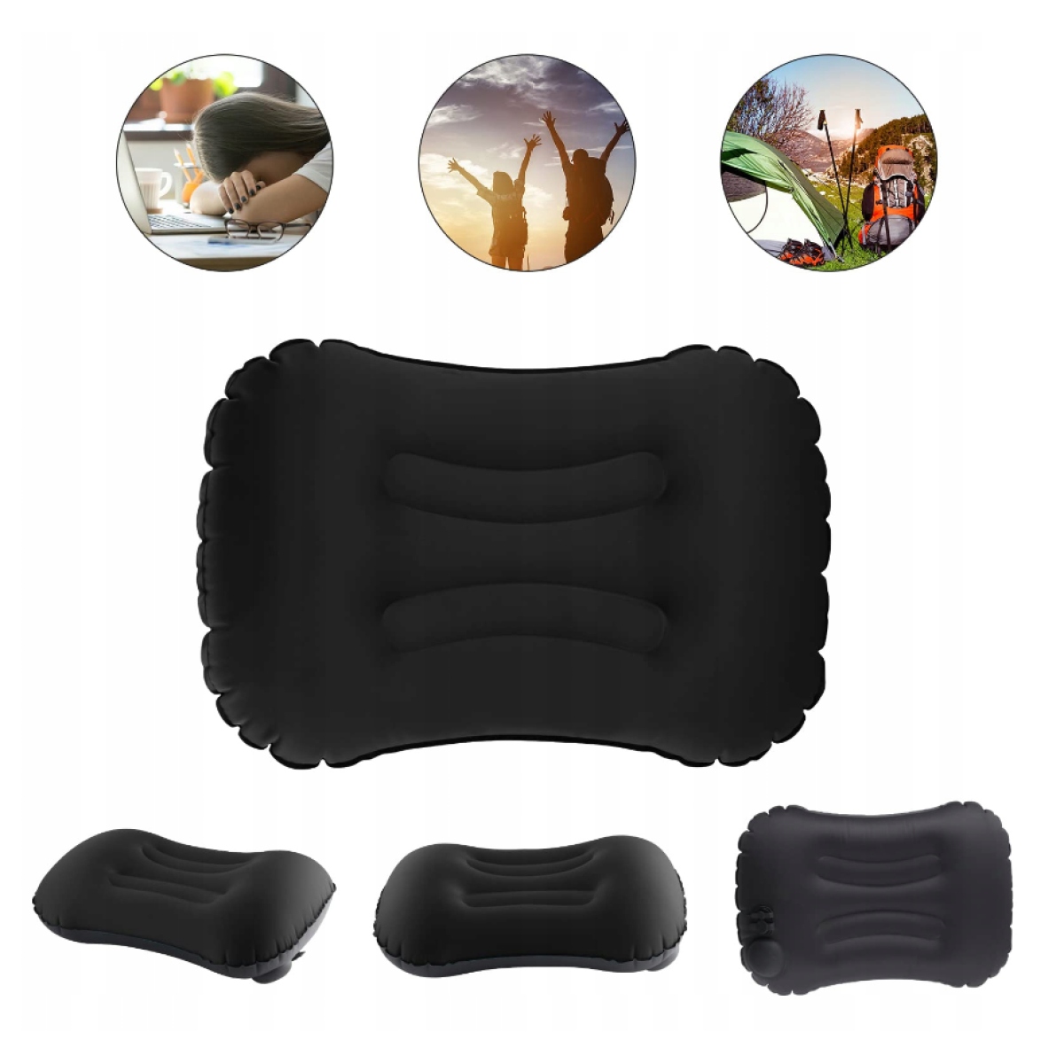Poduszka Turystyczna Dmuchana Podróżna Na Plażę Model Poduszka
