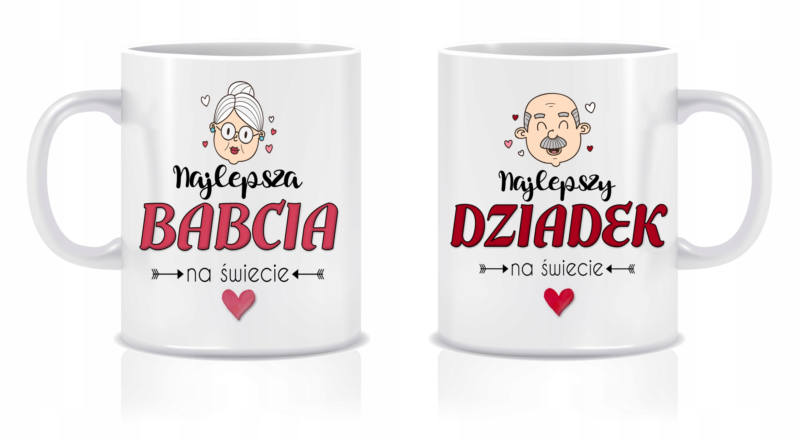 

Zestaw Kubków Dnia Dzień Babci I Dziadka