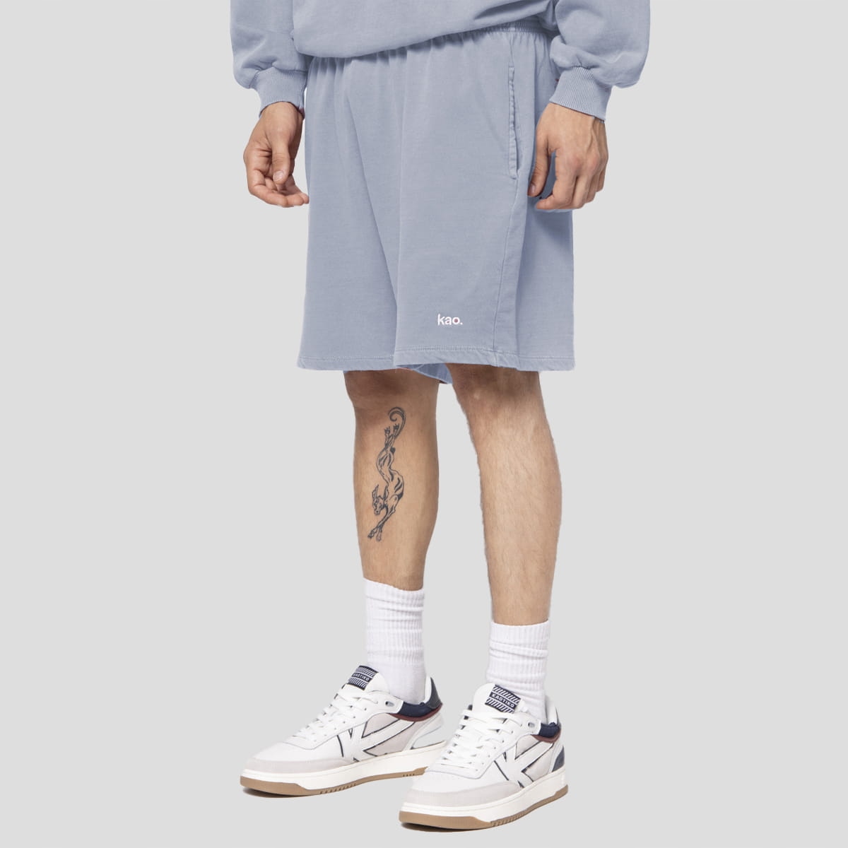 Kraťasy Kaotiko Washed Daylen L, modré, Městské