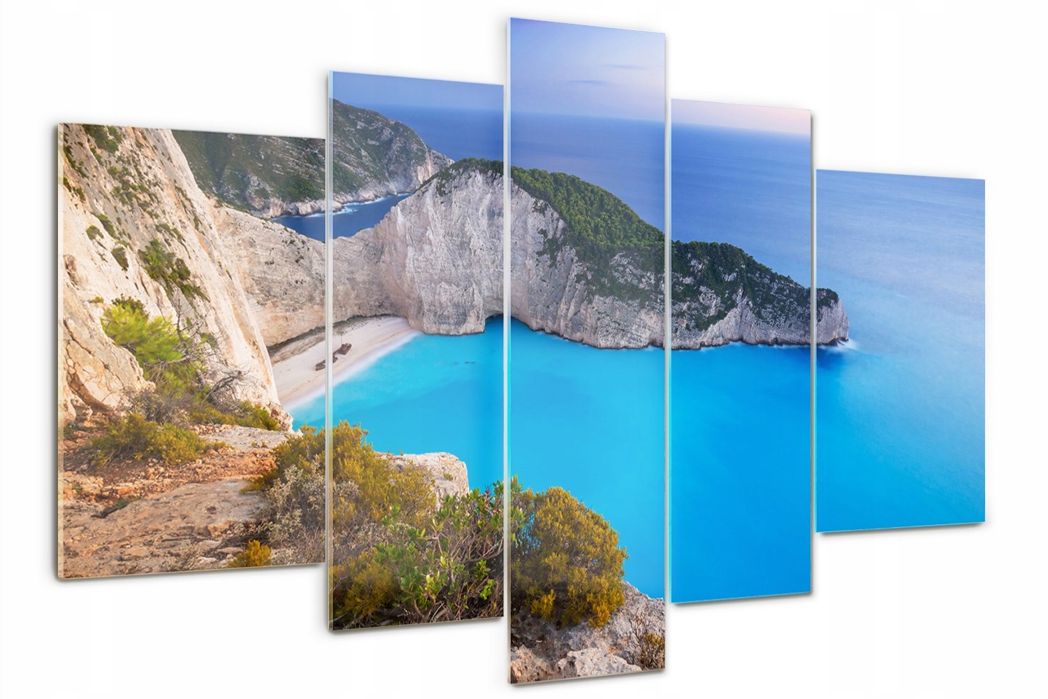 

Obraz szklany tryptyk Zakynthos Grecja 170x100cm