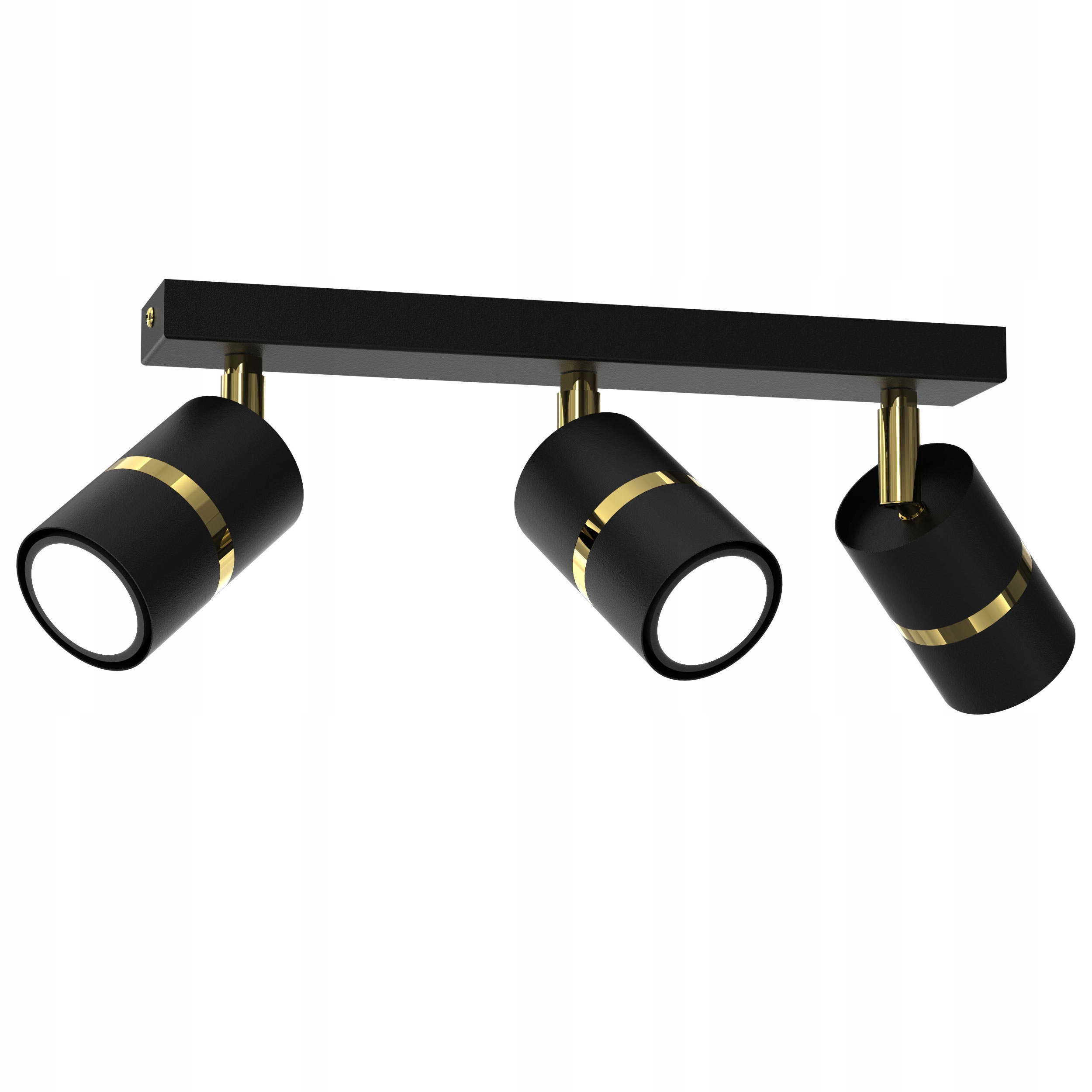 Lampa stropní svítidlo spot reflektorová lišta 3xXGU10 Černá tuby