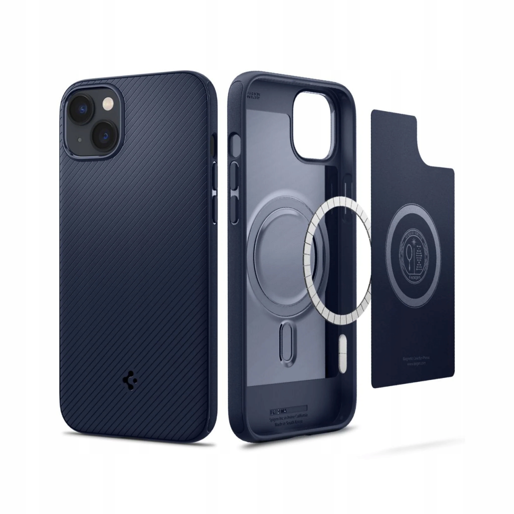 Spigen Mag Armor MagSafe, granatowy do iPhone'a 14 Plus