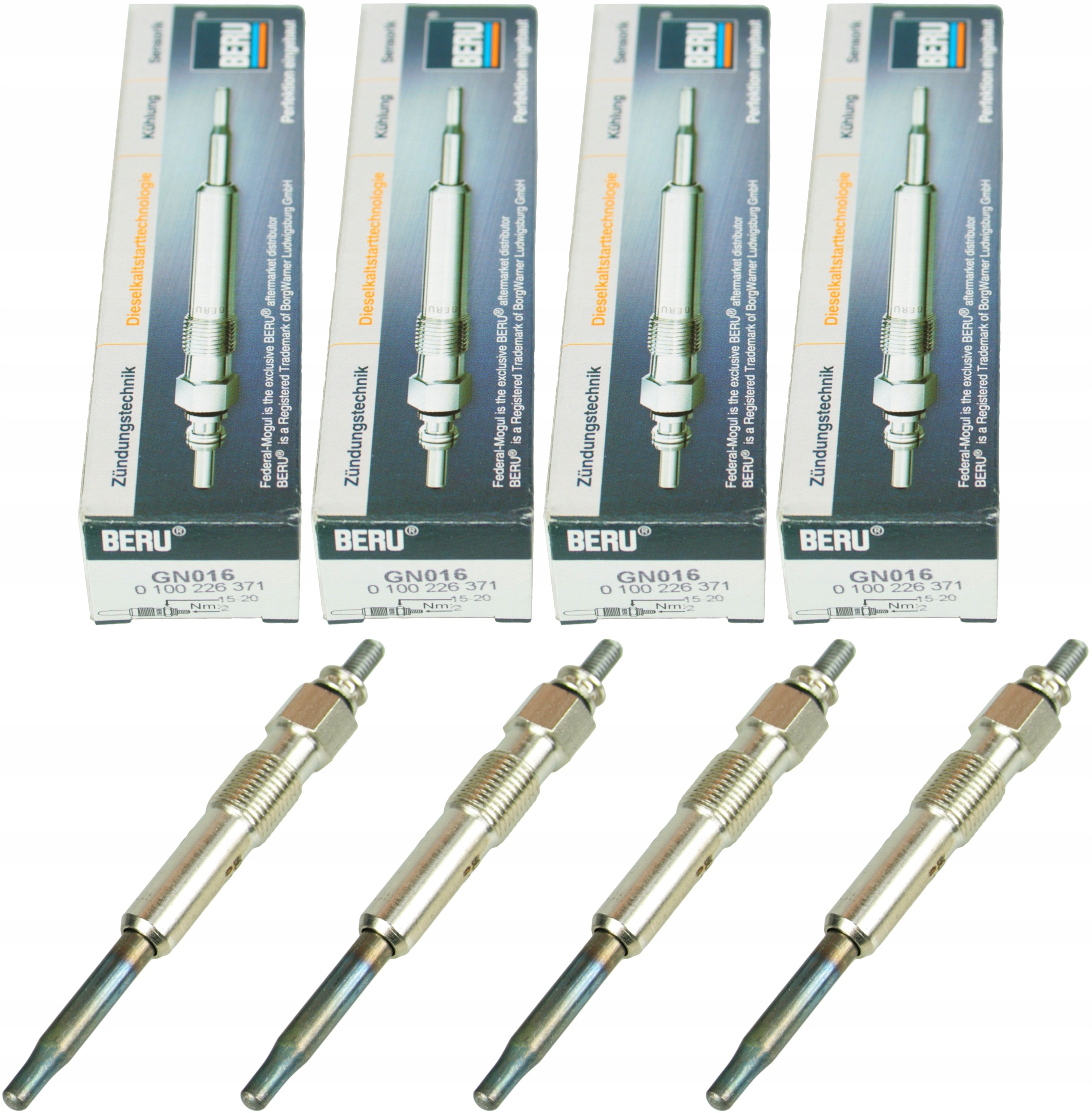 4x SWIECA ZAROWA BERU MICRA COROLLA SCUDO BERLINGO