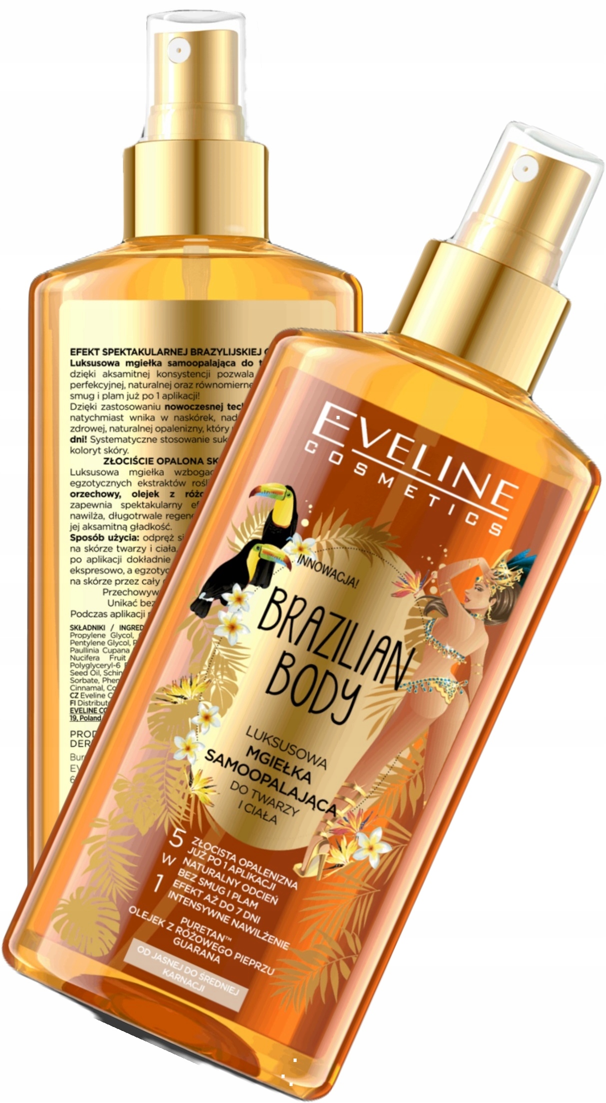 

Eveline Brazilian Mgiełka Samoopalająca 5w1 Spray