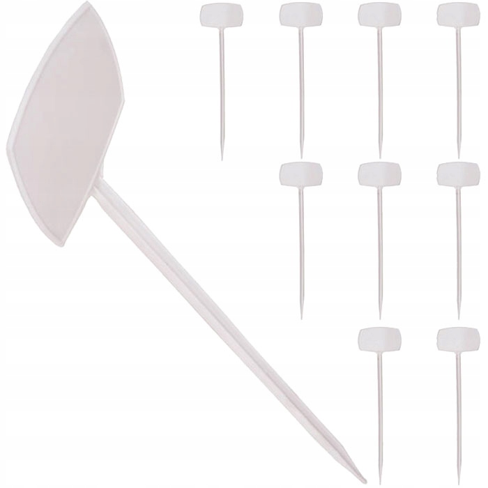 x10 ETYKIETY OGRODOWE DUŻE RABATOWE 40cm DO OPISU OZNACZANIA ROŚLIN RABAT