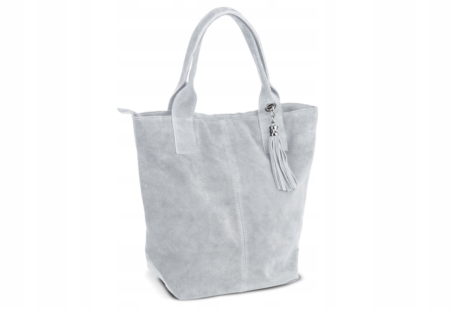 Kožená taška Vera Pelle Olivia Zmaszowa Šedá