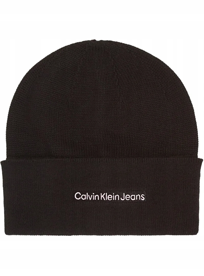 Čepice Calvin Klein Inst Embro Beanie K60K612651 01O