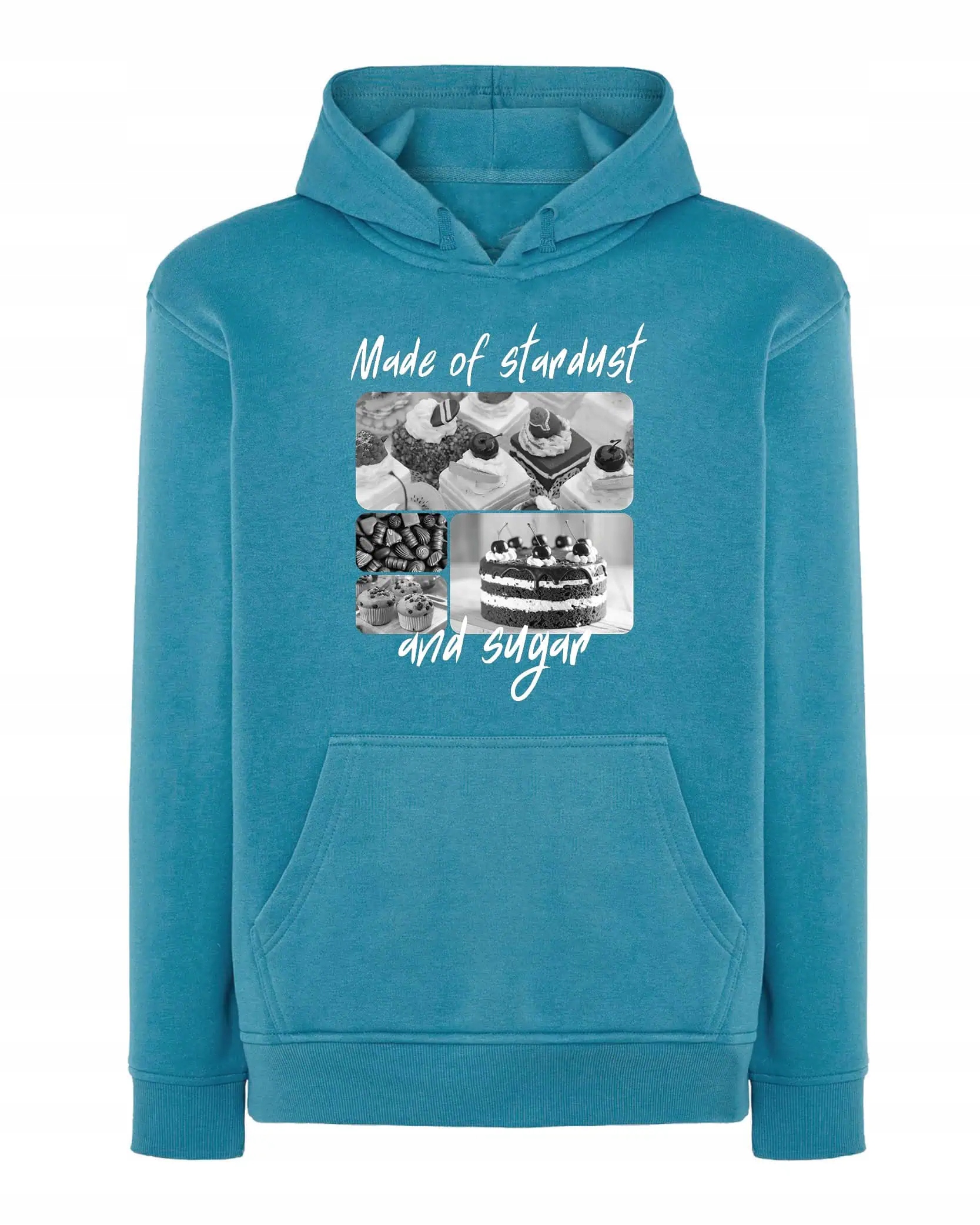 Mikina s kapucí Dárek pro cukráře Umělecký cyklista Modrá XL