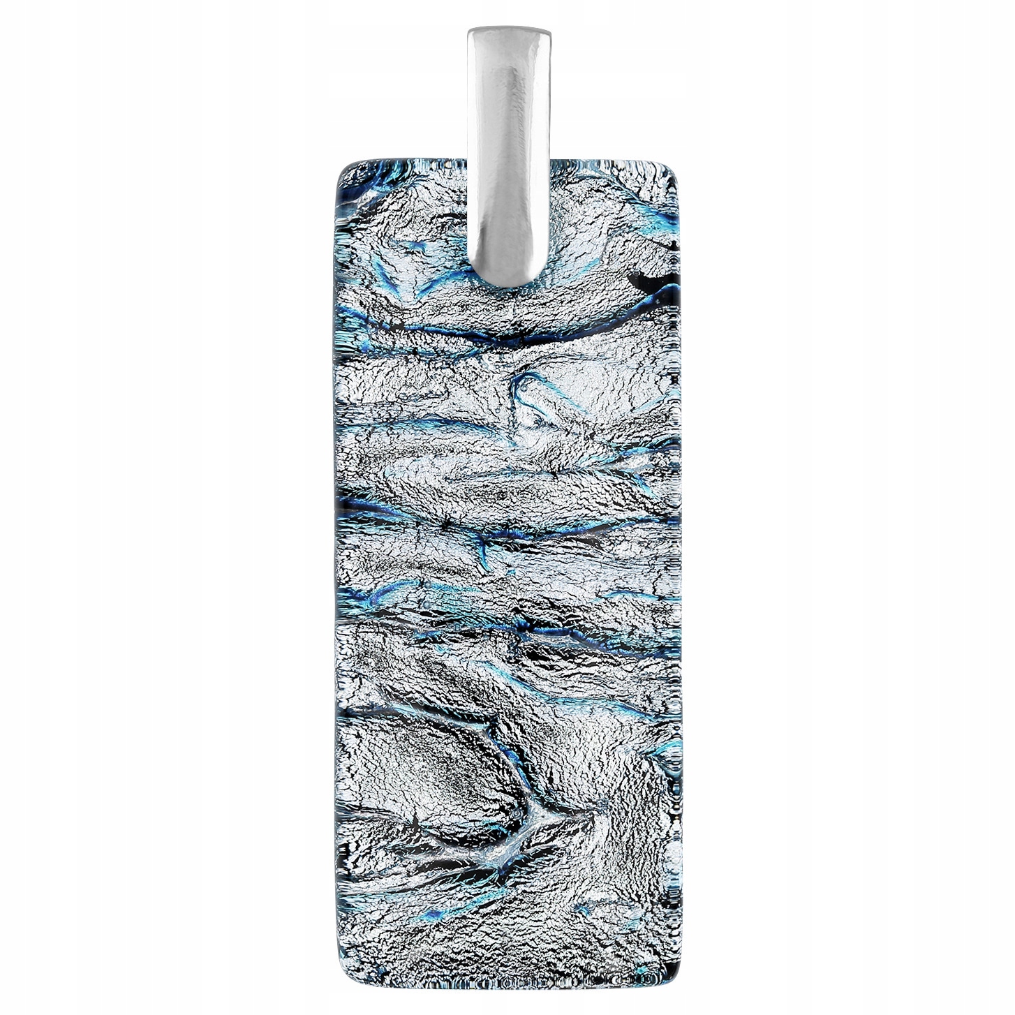 Dámský stříbrný přívěsek Harf sklo murano