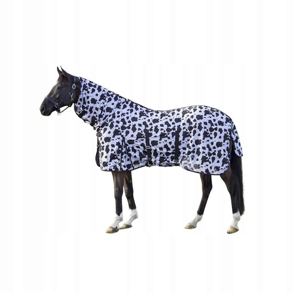 Deka pro koně Hkm Cow s krkem v kravské látce 145